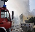 Haus komplett ausgebrannt Leverkusen P19